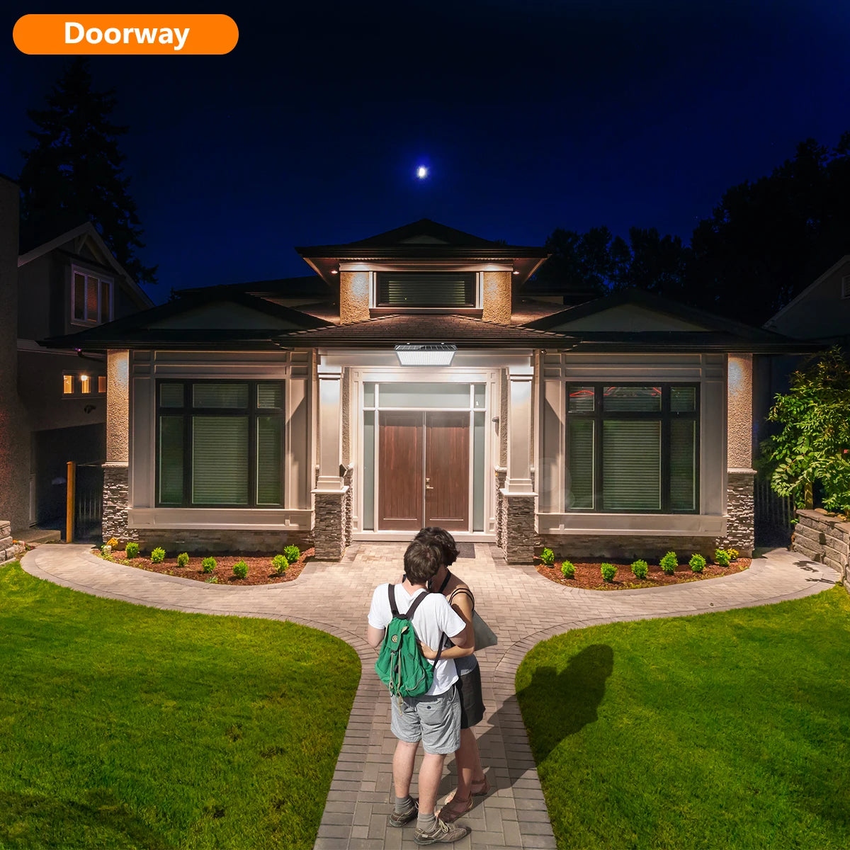Solar Powered Outdoor Flood Light