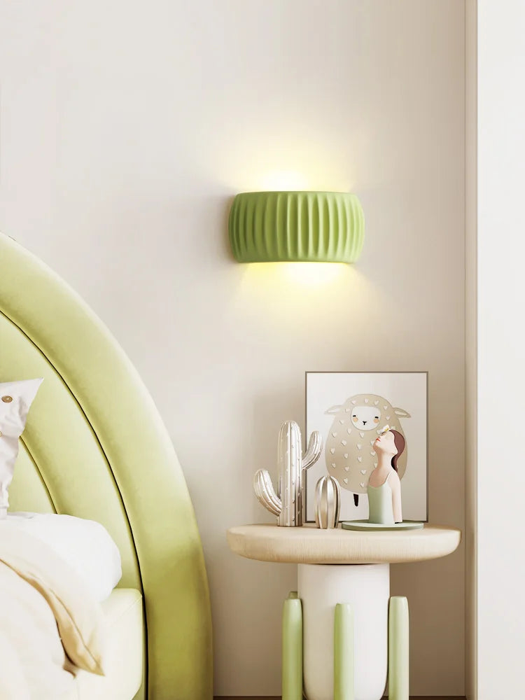 French Resin Bedside Wall Lamp
