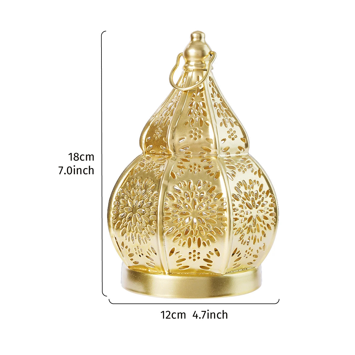 Moroccan Gourd Lantern Candle Holder