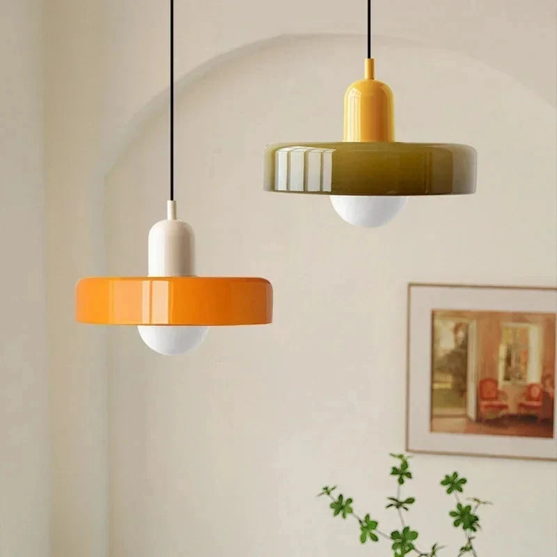 Nordic Glass Bauhaus Dining Room Chandelier Living Room Bedroom Bar