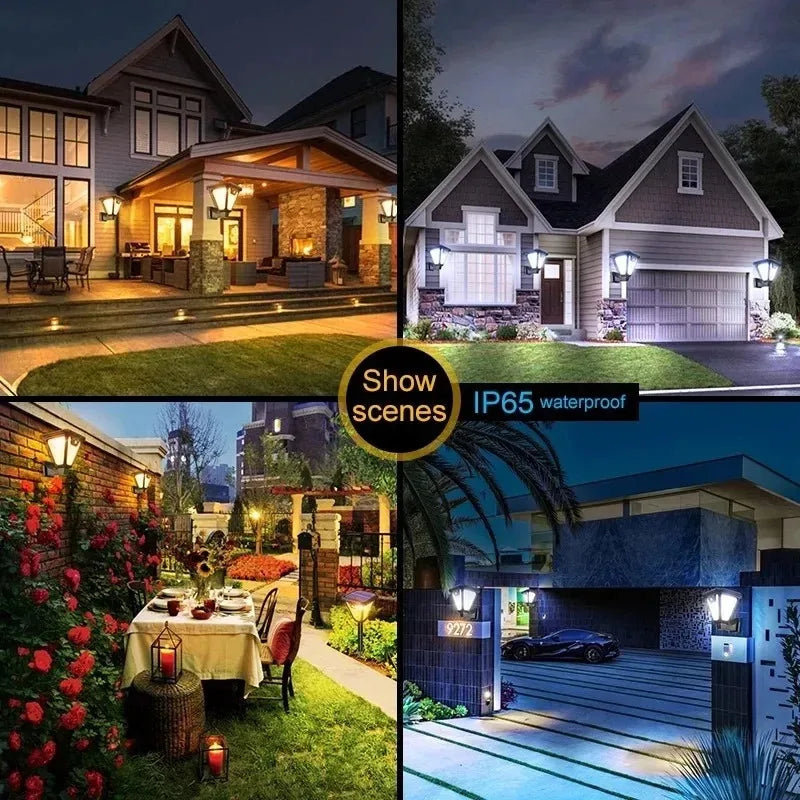Solar Motion Sensor Wall Light