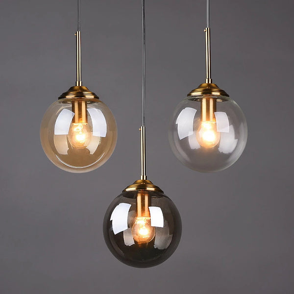 Luxury Metal and Glass Pendant Chandelier