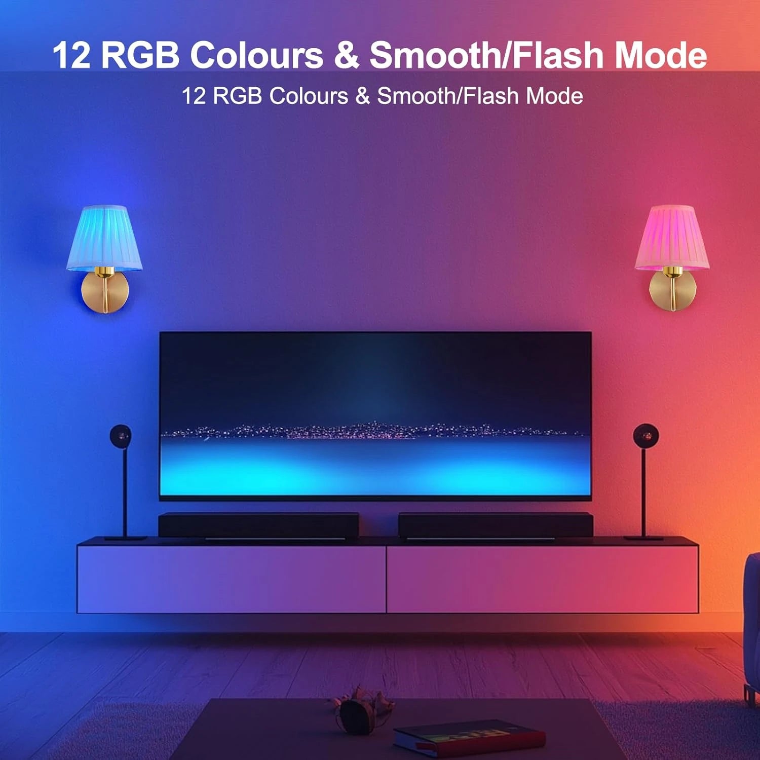 Wireless Colour Changing Wall Light