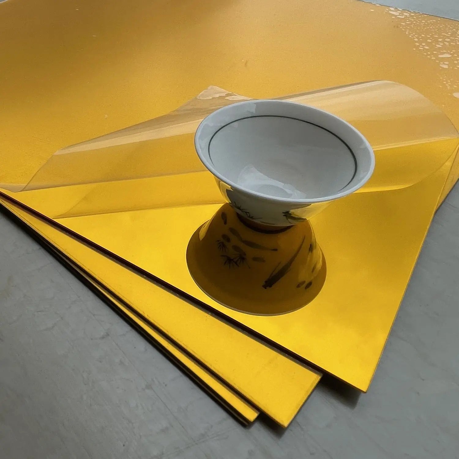 Colorful Rectangle Acrylic Wall Mirror Sheet