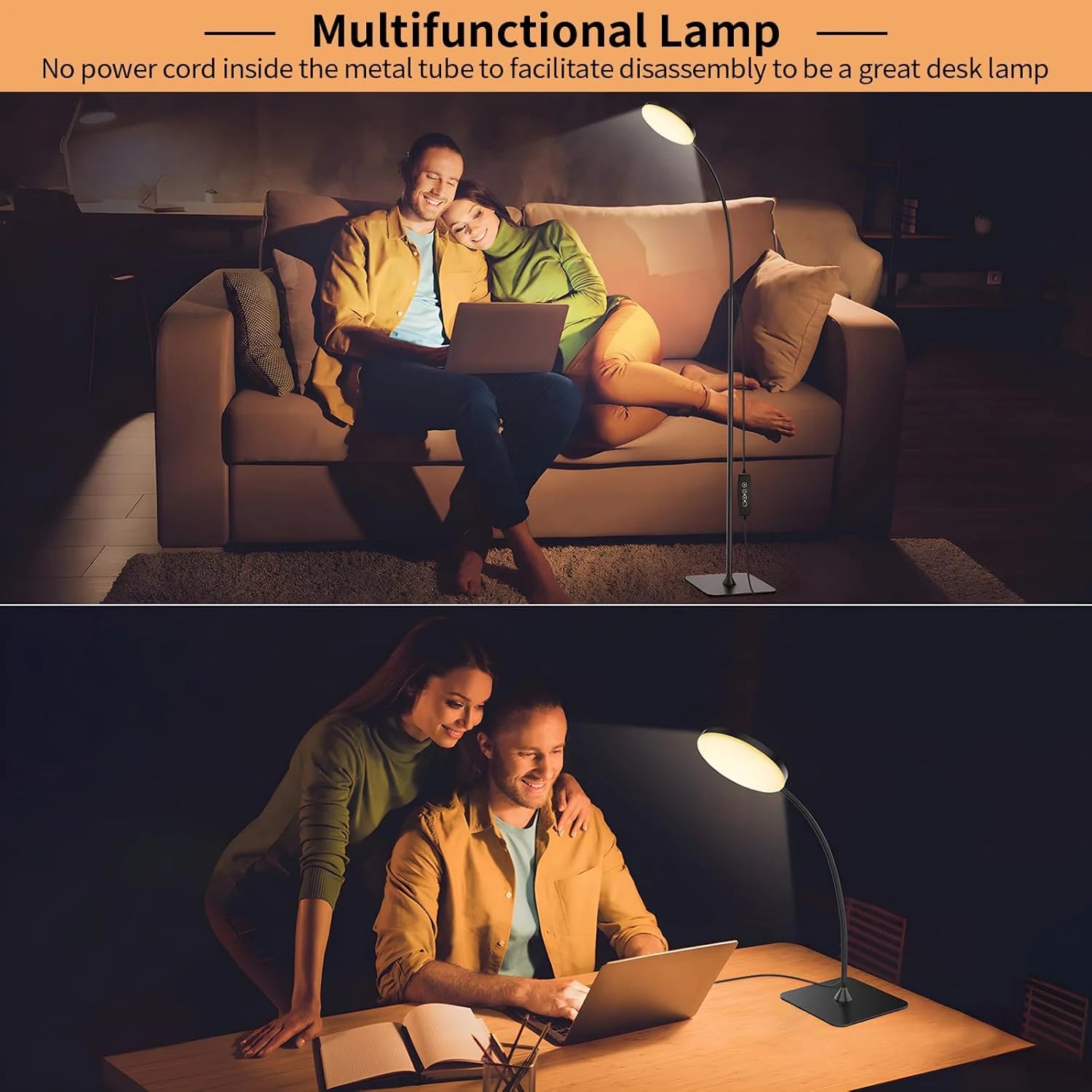 Circular LED Floor Lamp