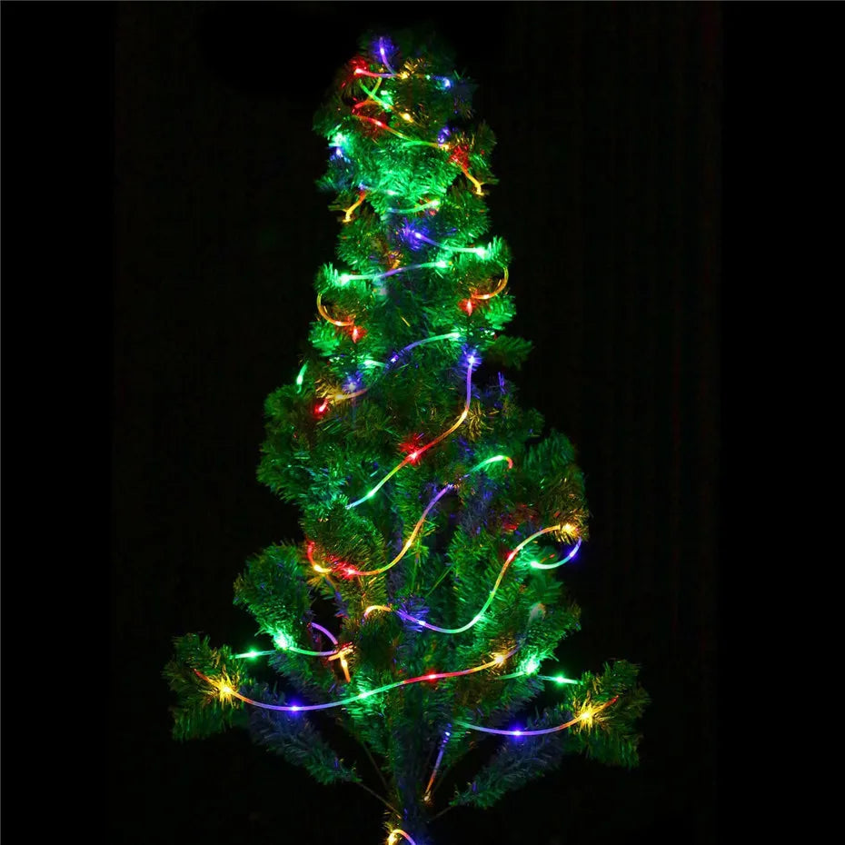 Solar Rope Garland String Lights