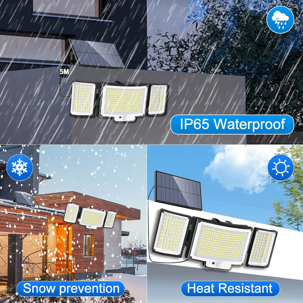 Solar Motion Sensor Security Light