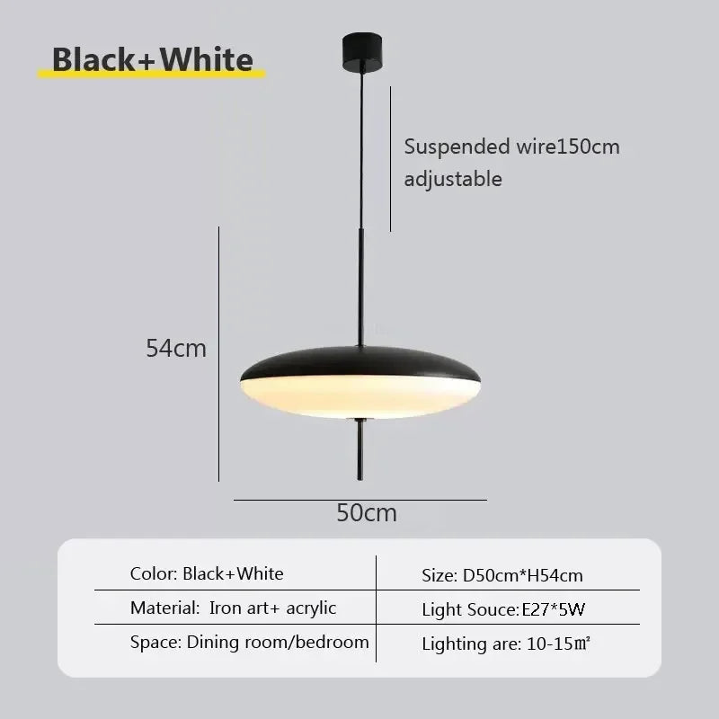 Nordic LED Flying Saucer Pendant Light