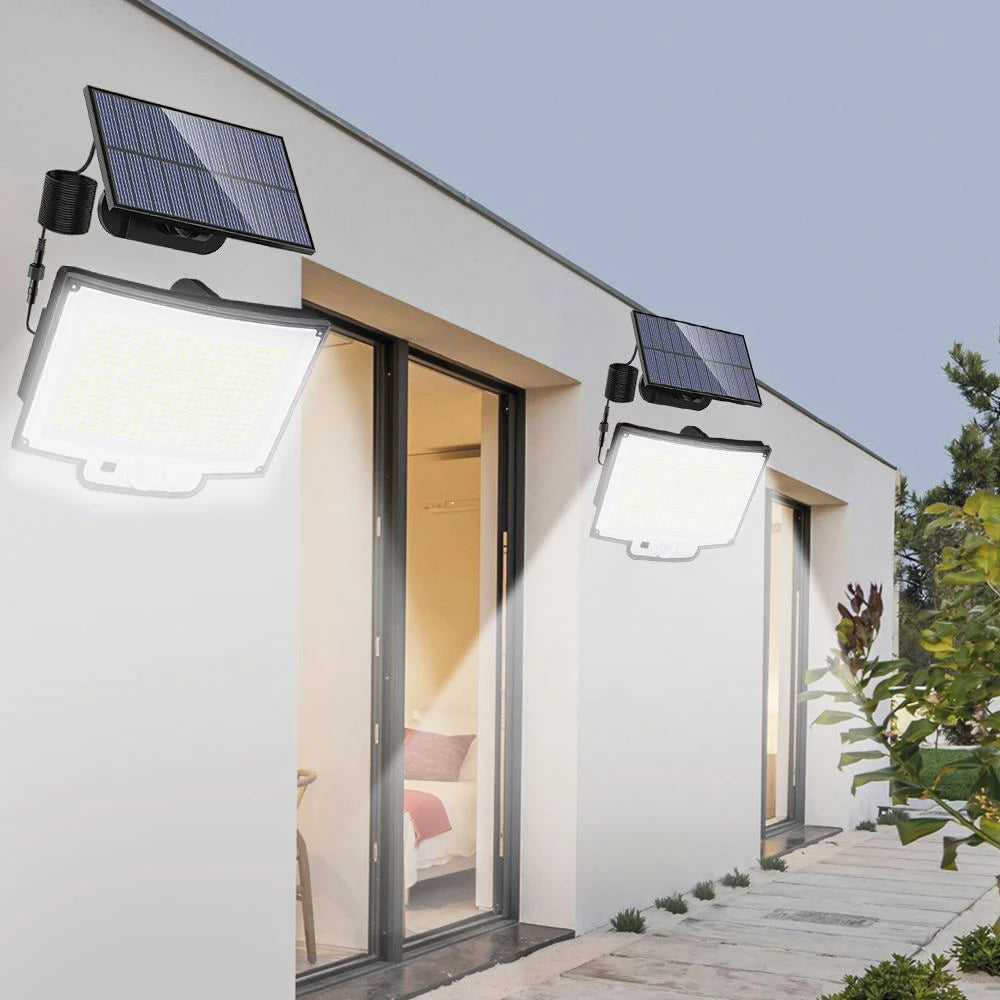 Solar Security Flood Light with Remote