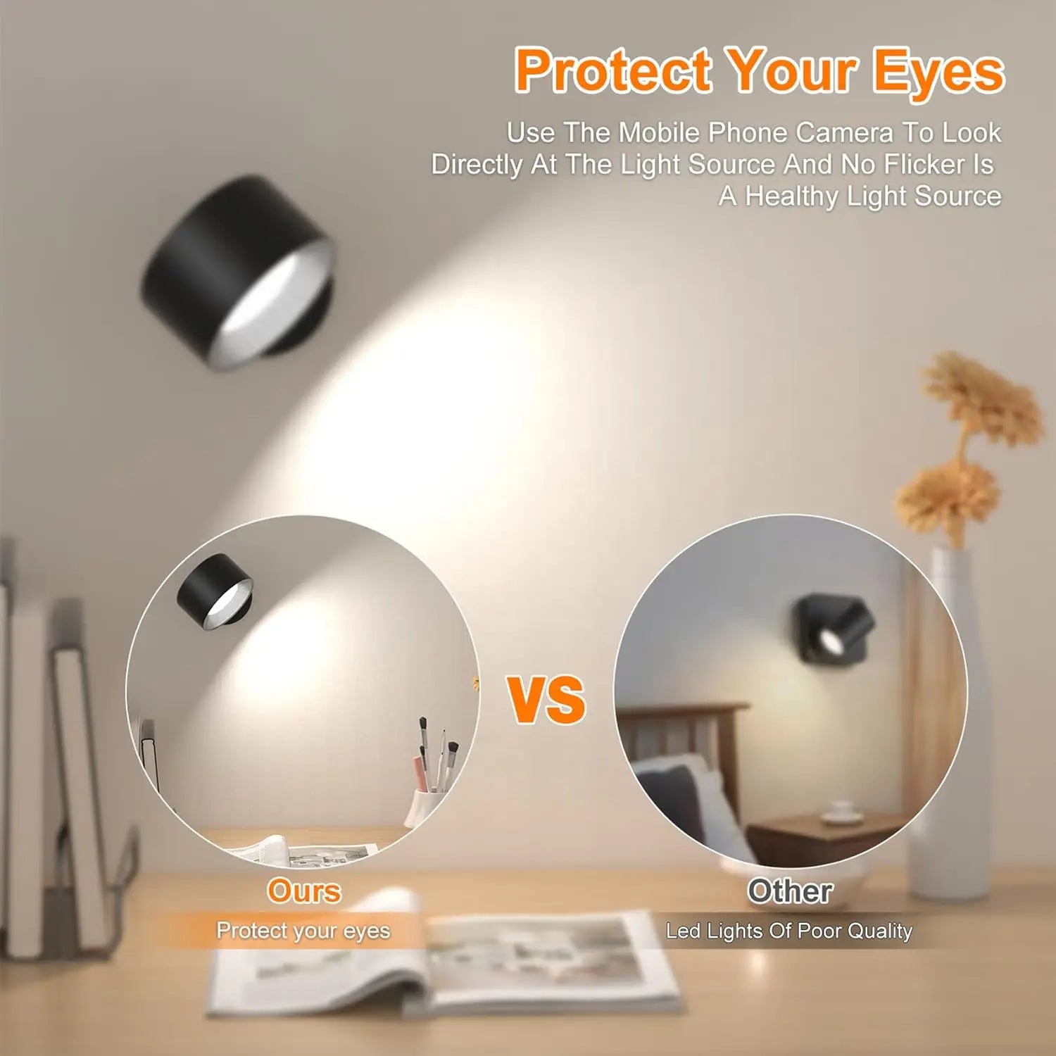 Magnetic Rechargeable Spot Wall Light
