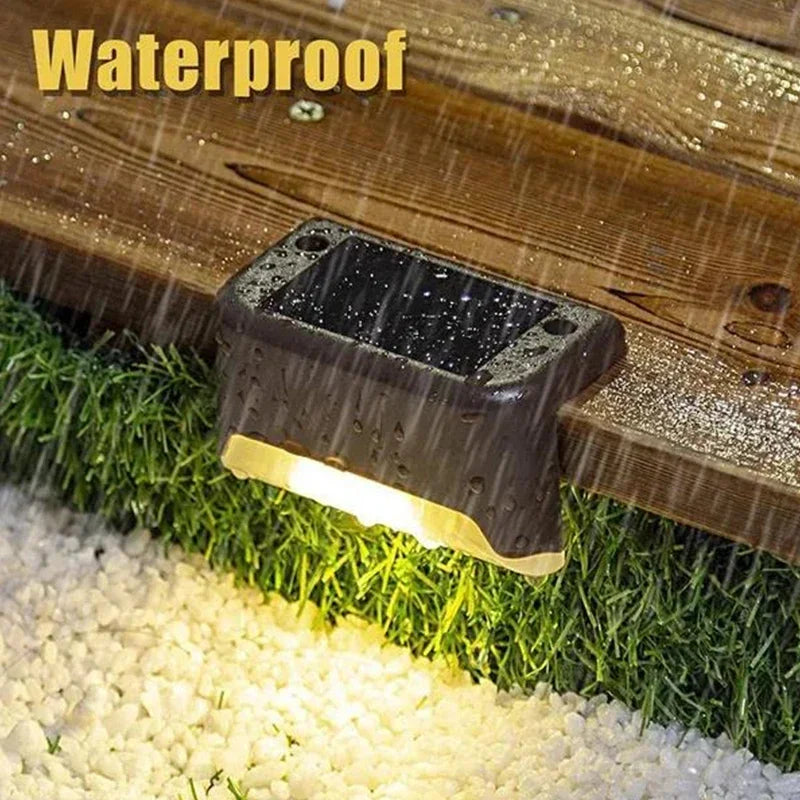 1/4/8/12/pcs Solar LED Lights Outdoor Garden Light Deck Lamp Solar