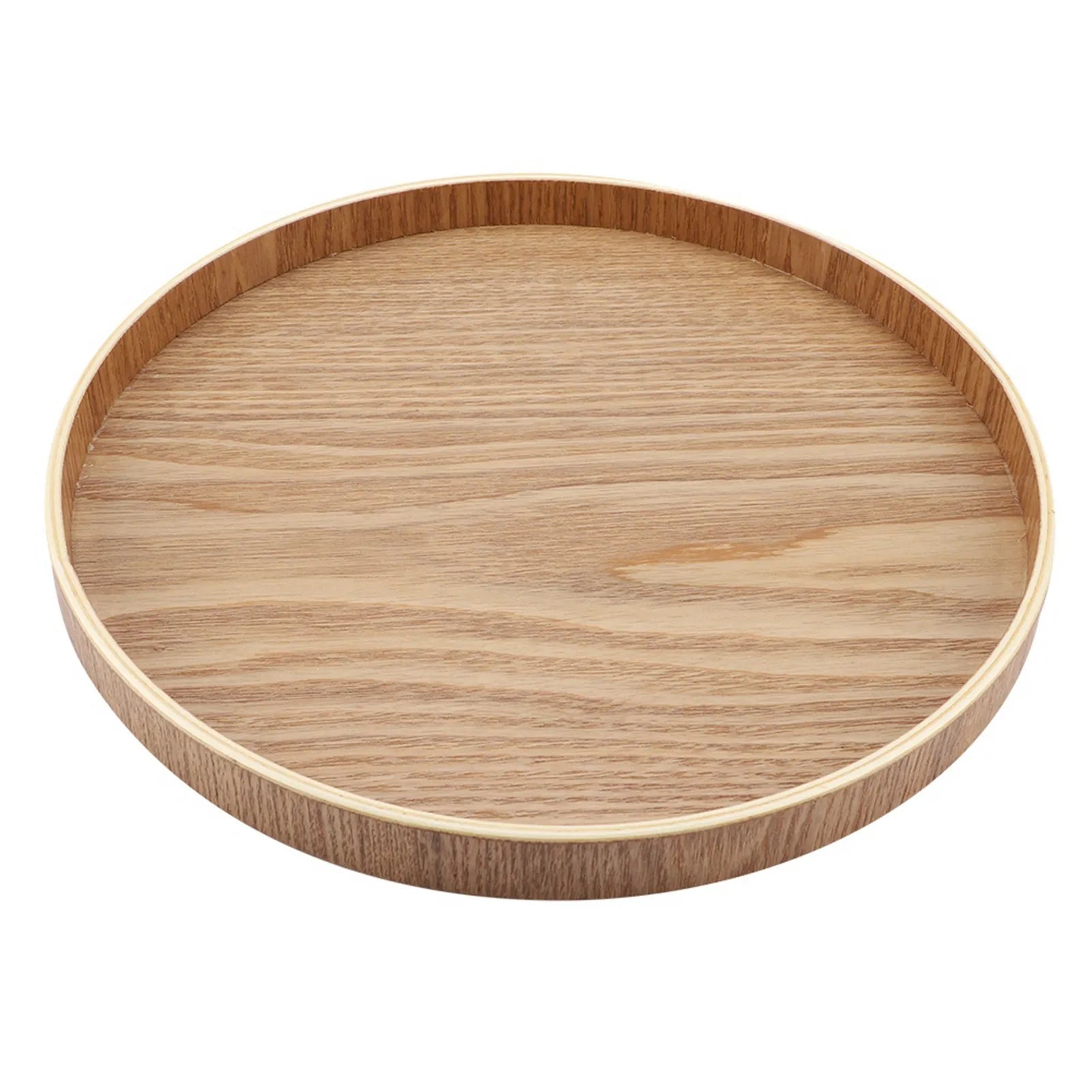 Round Wooden Serving Tray