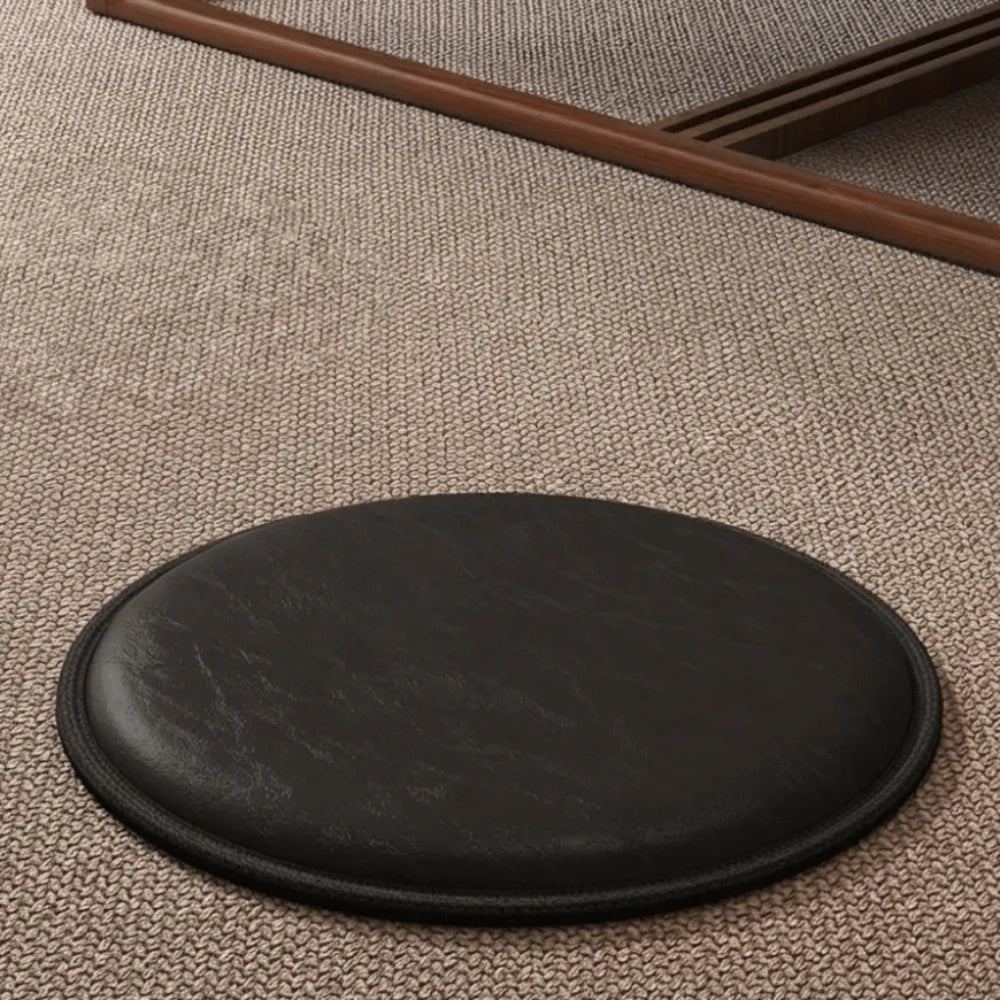 Round Waterproof Leather Seat Pad