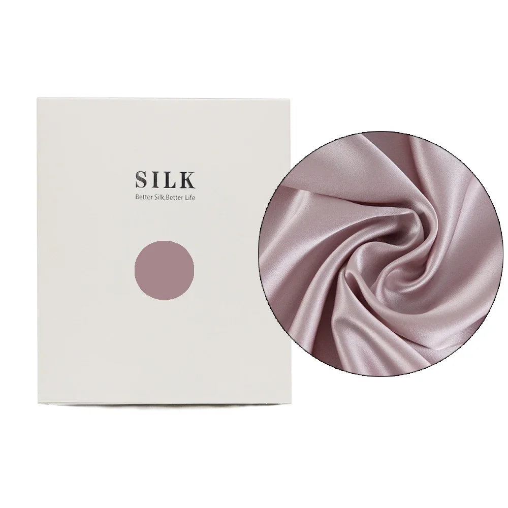 100% Natural Mulberry Silk Pillowcase with Hidden Zipper Double Sided