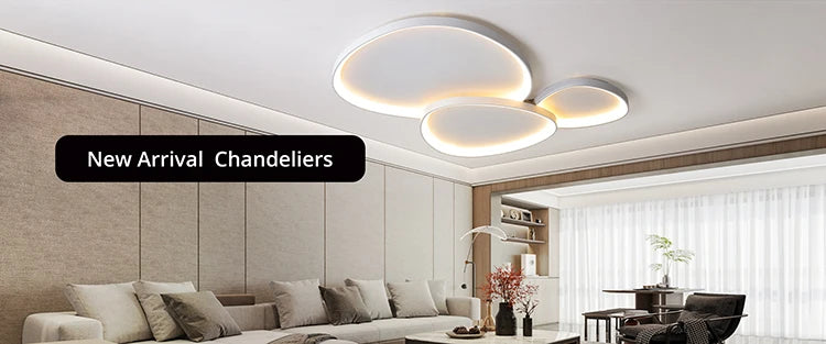 Gold and Black Aisle LED Chandelier