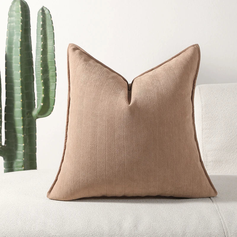 MACT Decorative Pillow Covers Soft Chenille Couch Throw Pillow