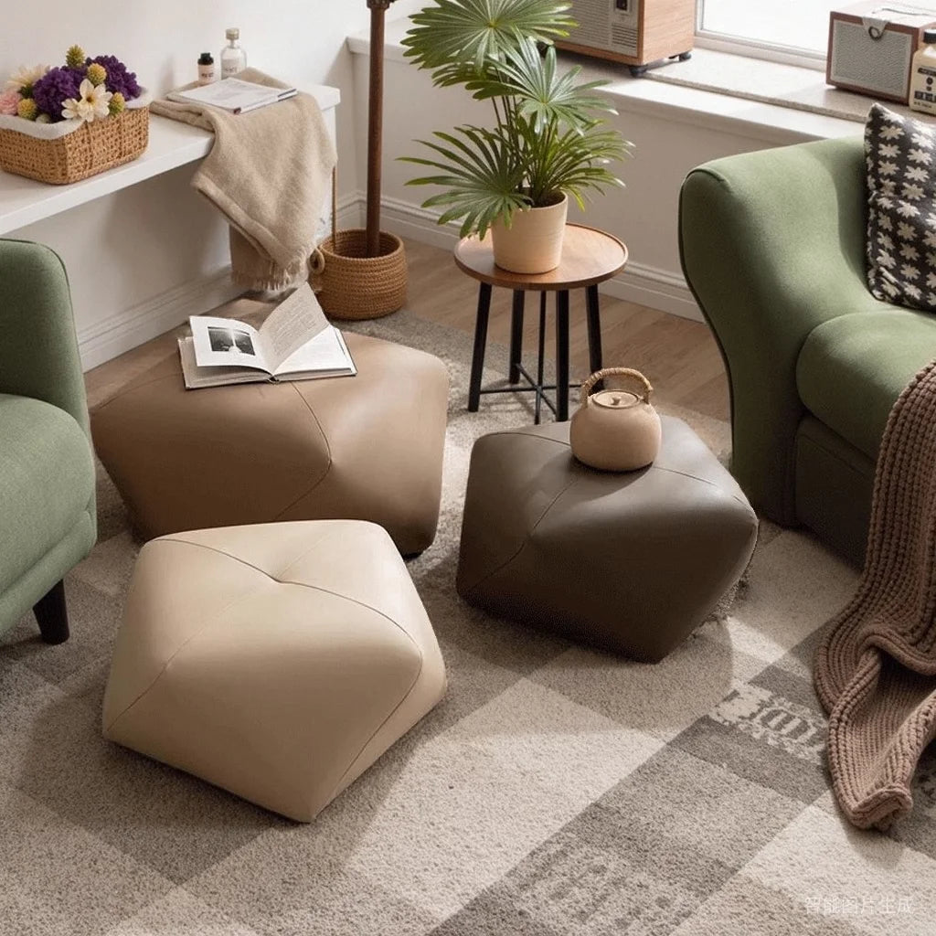 ottoman Modern Simplicity Low changing shoe pier stool Footrest Home Living Room Furniture Stools bedroom Ottomans chair Hallway