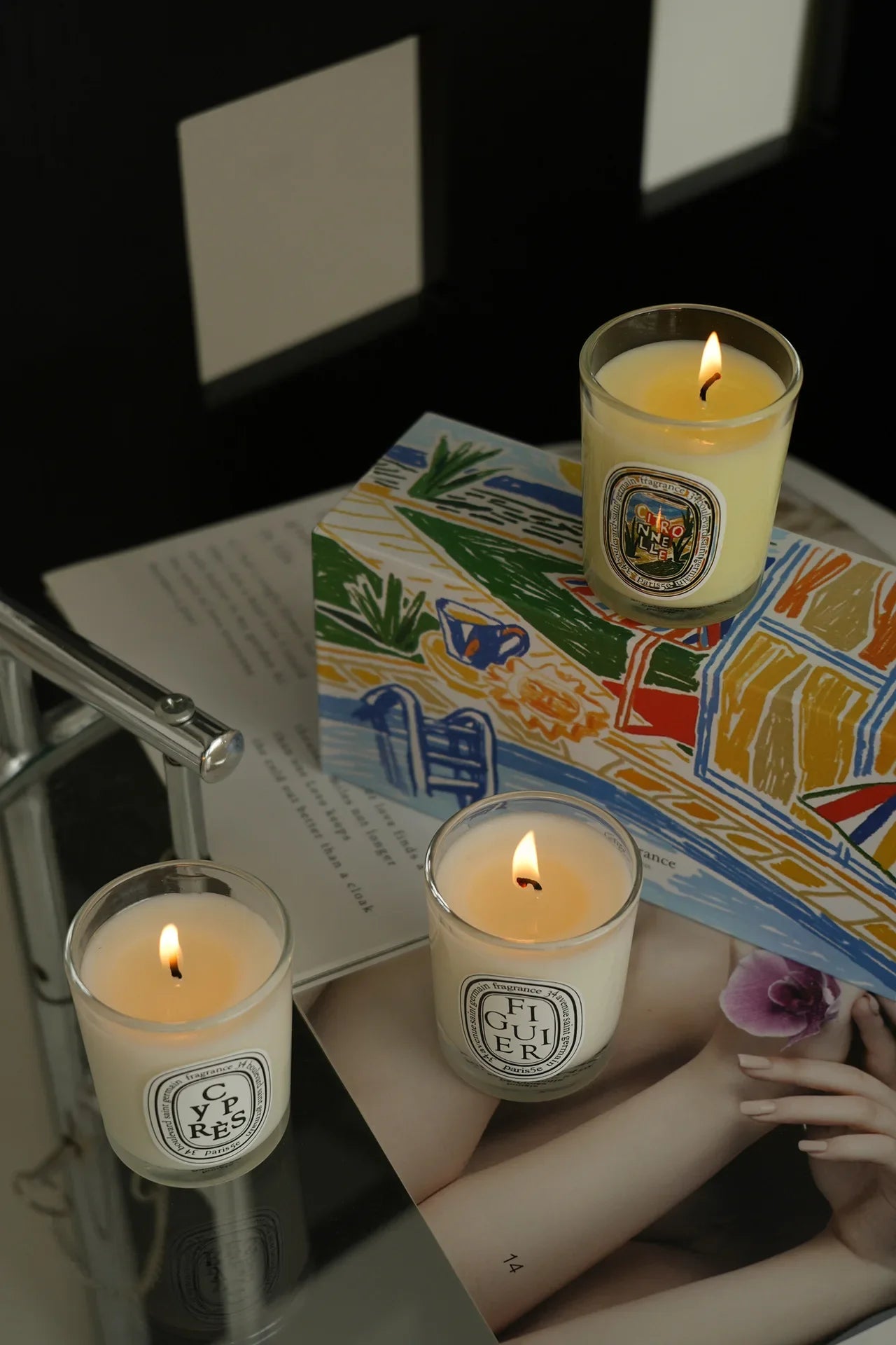 Aromatherapy Candle Natural Plant Scented Candles French Fragrance