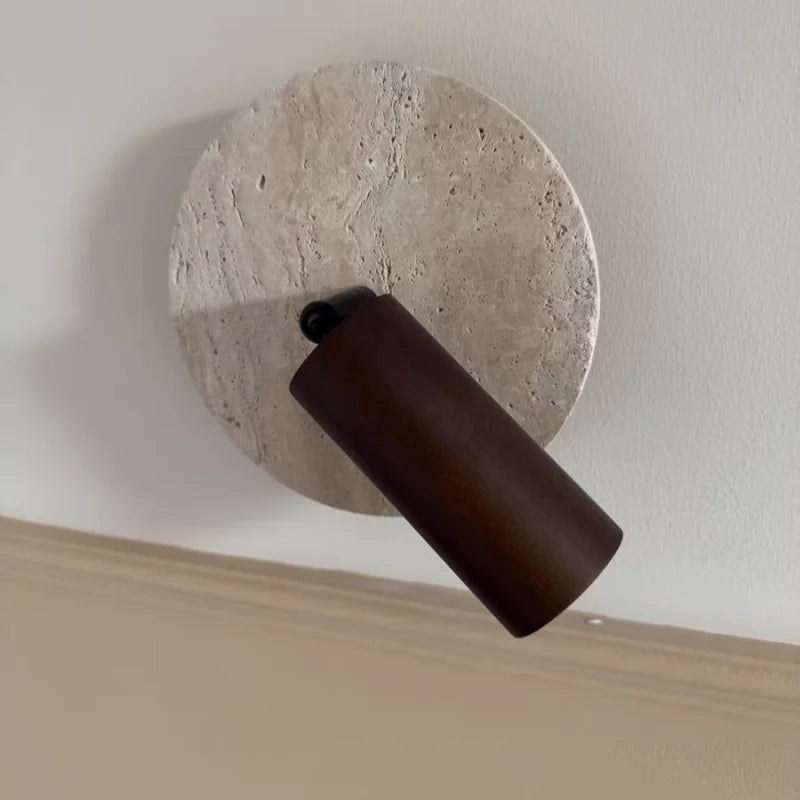 Wood Pull Chain Wall Sconce