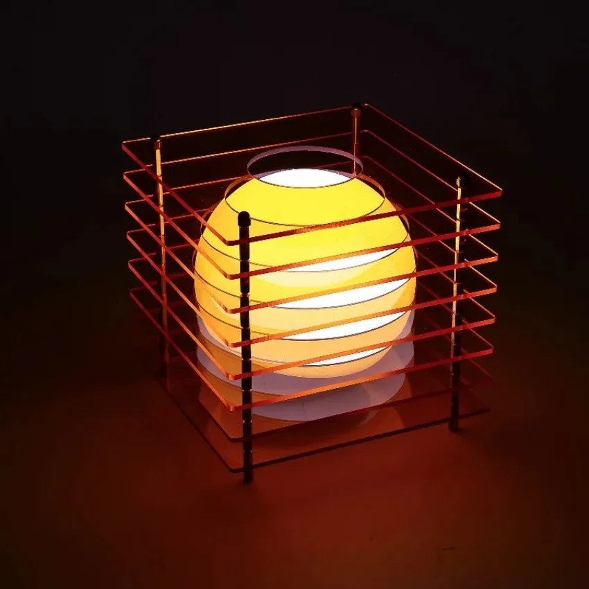 Acrylic Layered Moon Lamp