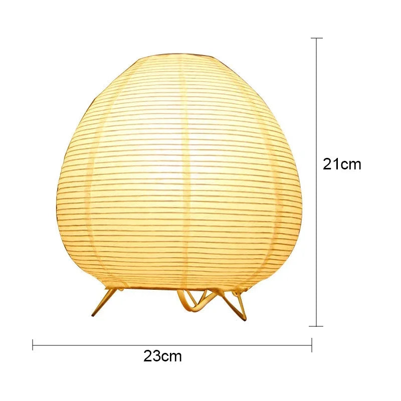 Japanese Rice Paper Lantern Lamp