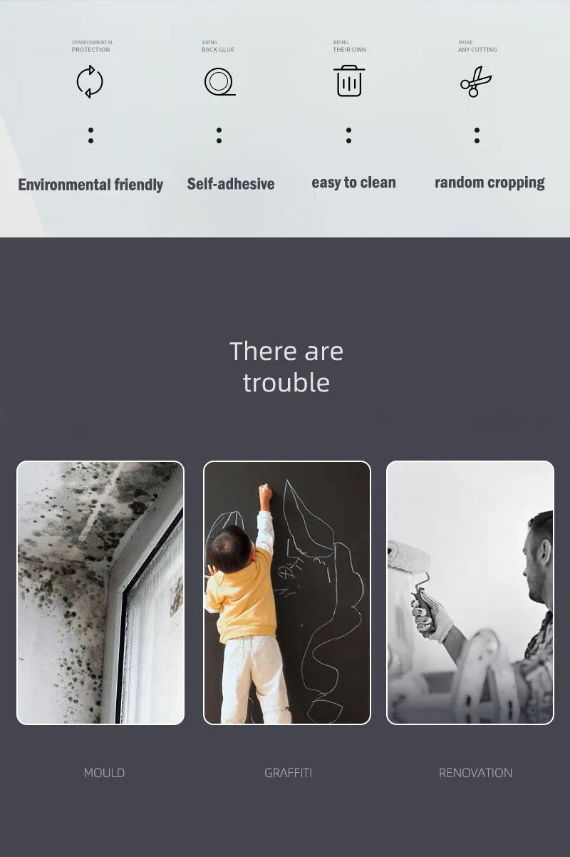 3D Brick Self Adhesive Wall Panel