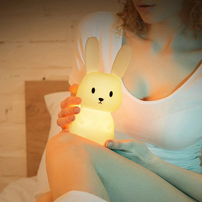 Silicone Rabbit Night Light