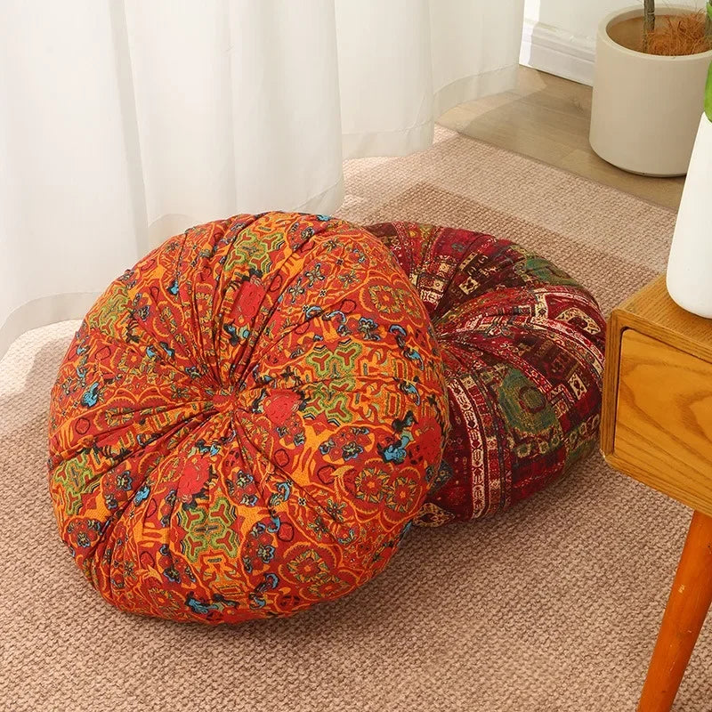 Bay Window Tatami Mats Futon Pumpkin Mats Multi-colored Cushions Thickened Lazy Butt Mats Chair Cushion  Floor Cushion Futon