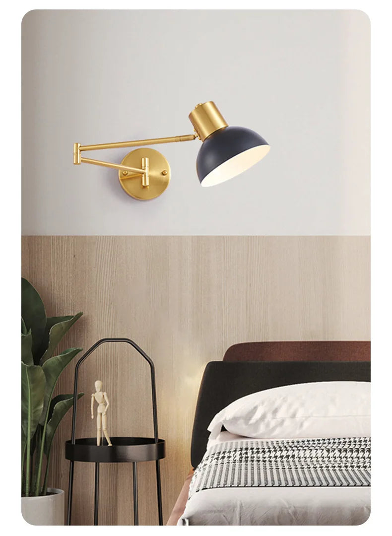 Long Arm Adjustable Wall Sconce