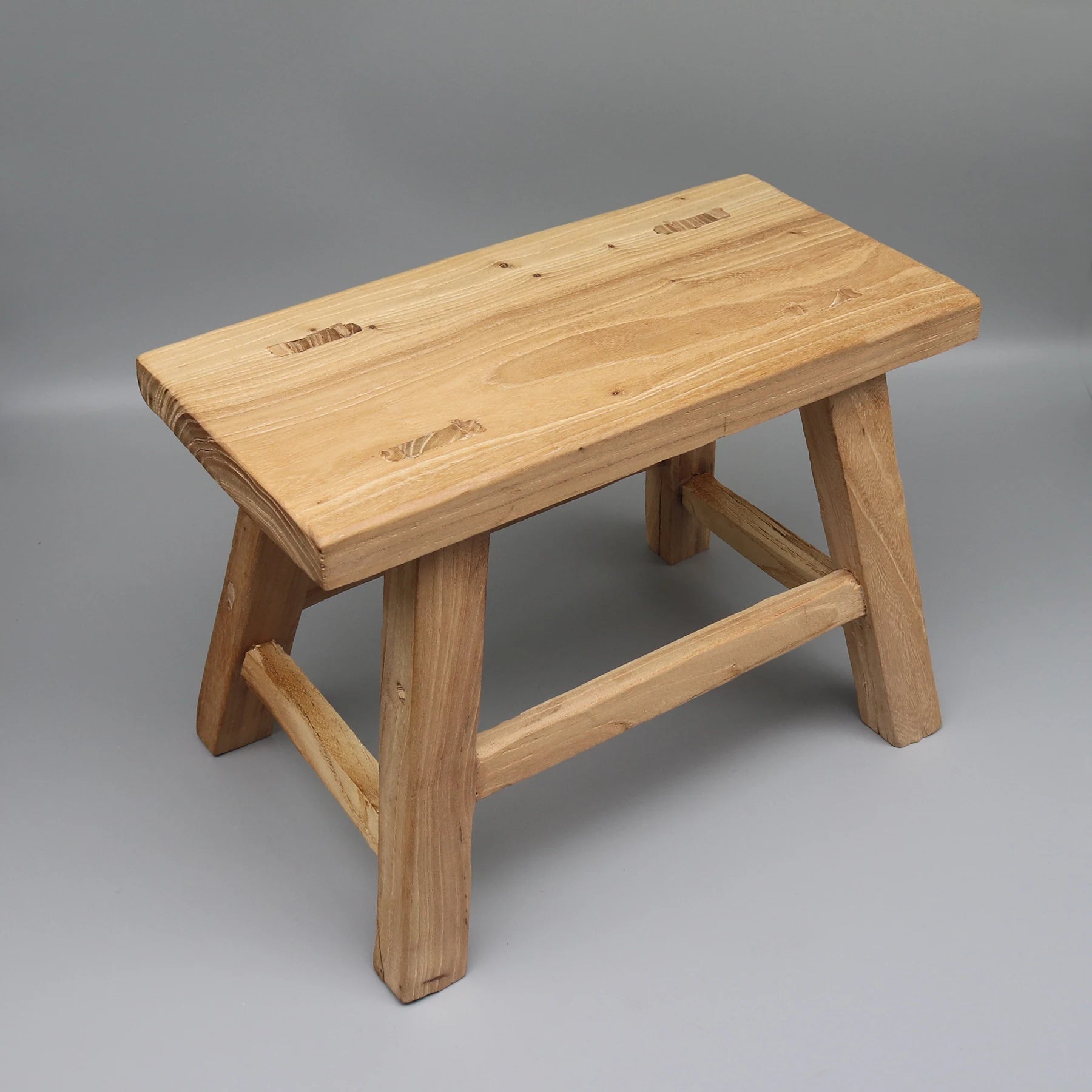 Mortise and Tenon Solid Wood Stool