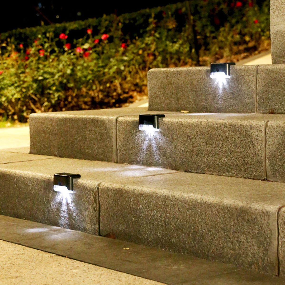 Solar Deck Stair Light Set