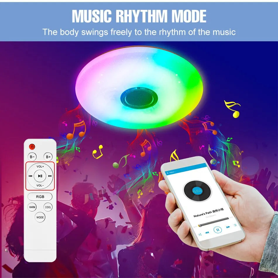 Smart RGB Bluetooth Music Ceiling Light