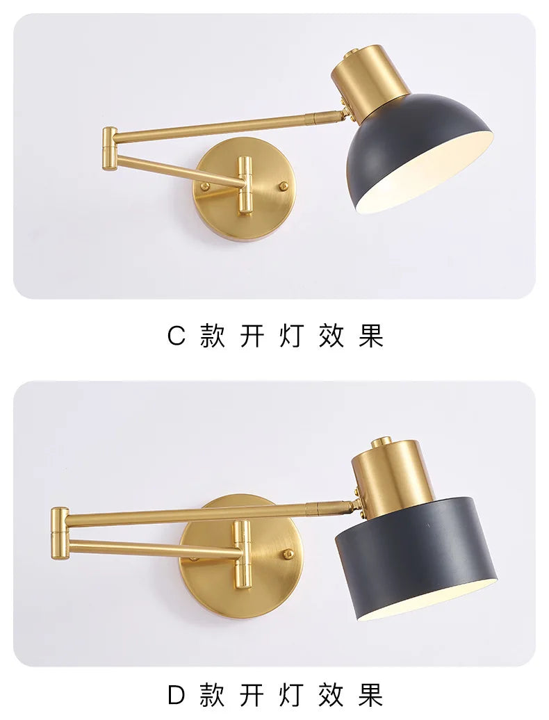 Long Arm Adjustable Wall Sconce