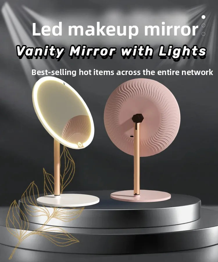 Round LED Makeup Vanity Mirror