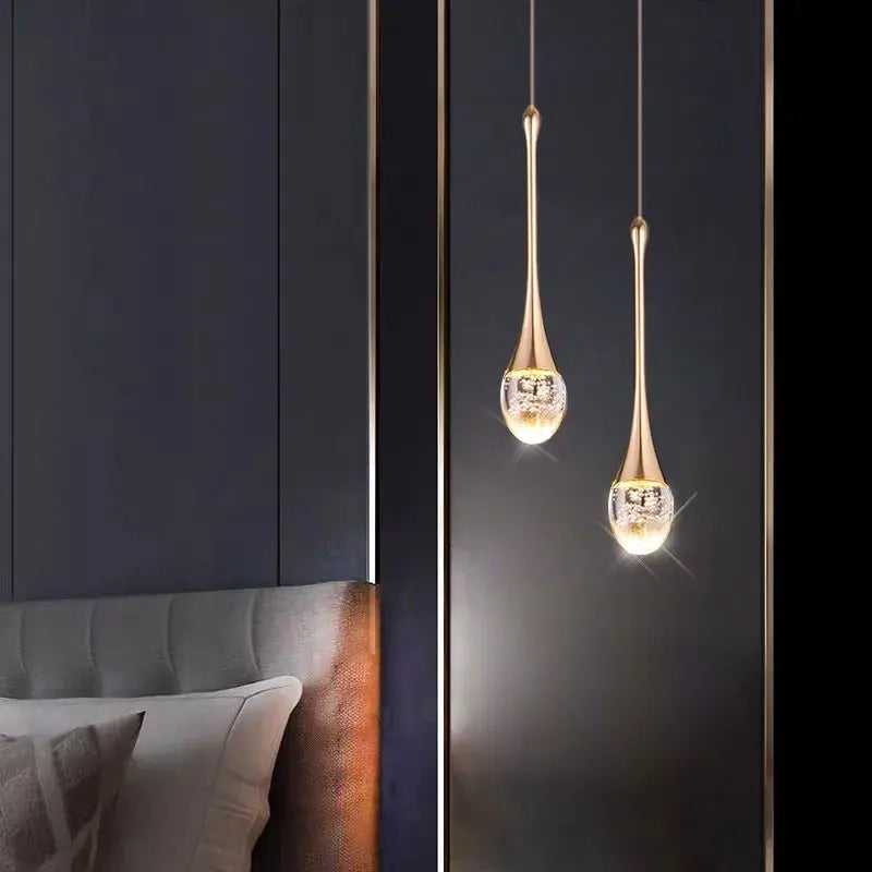 Modern Bubble Crystal Pendant Light