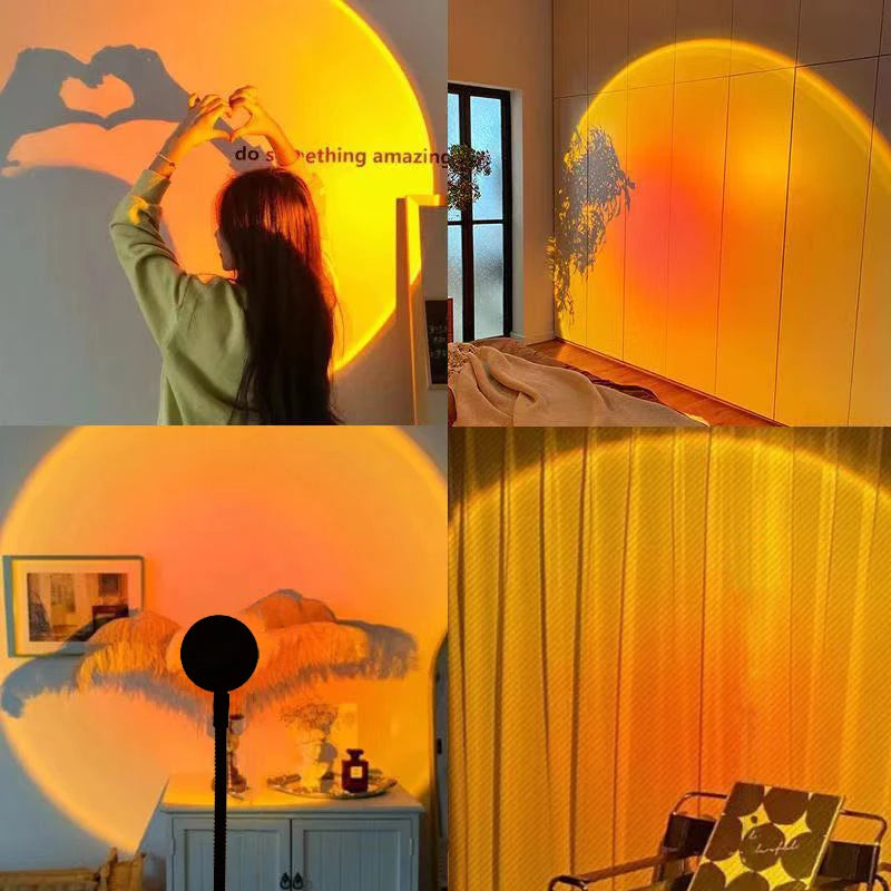 LED Sunset USB Party Projector
