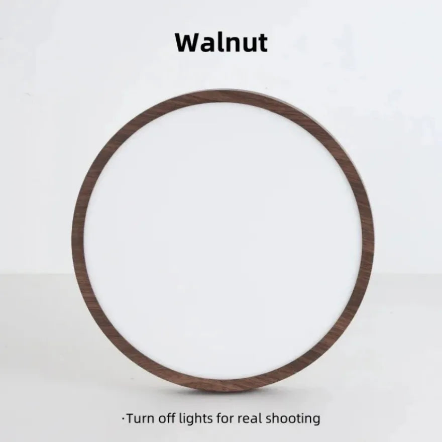 Ultrathin Wood Grain LED Ceiling Light