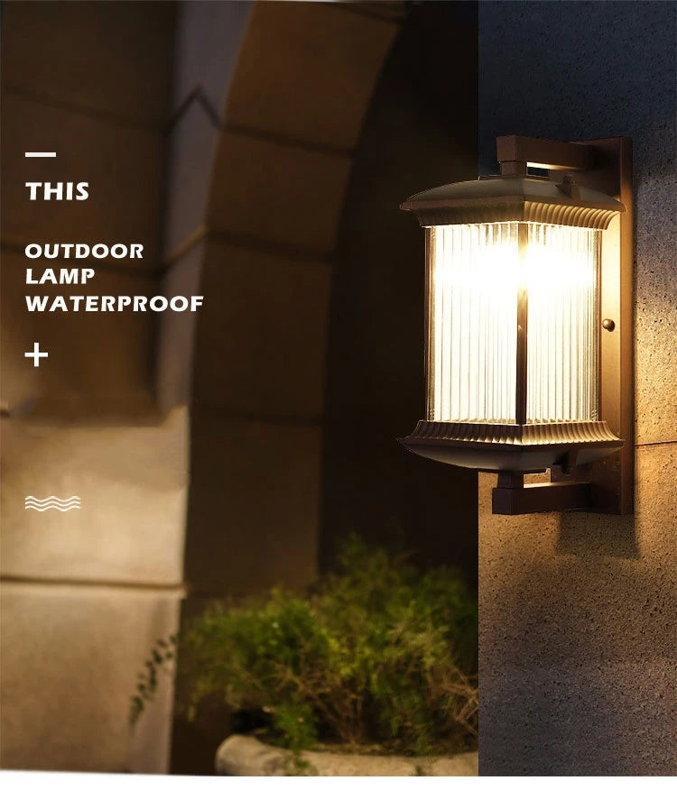Metal Outdoor Wall Lantern