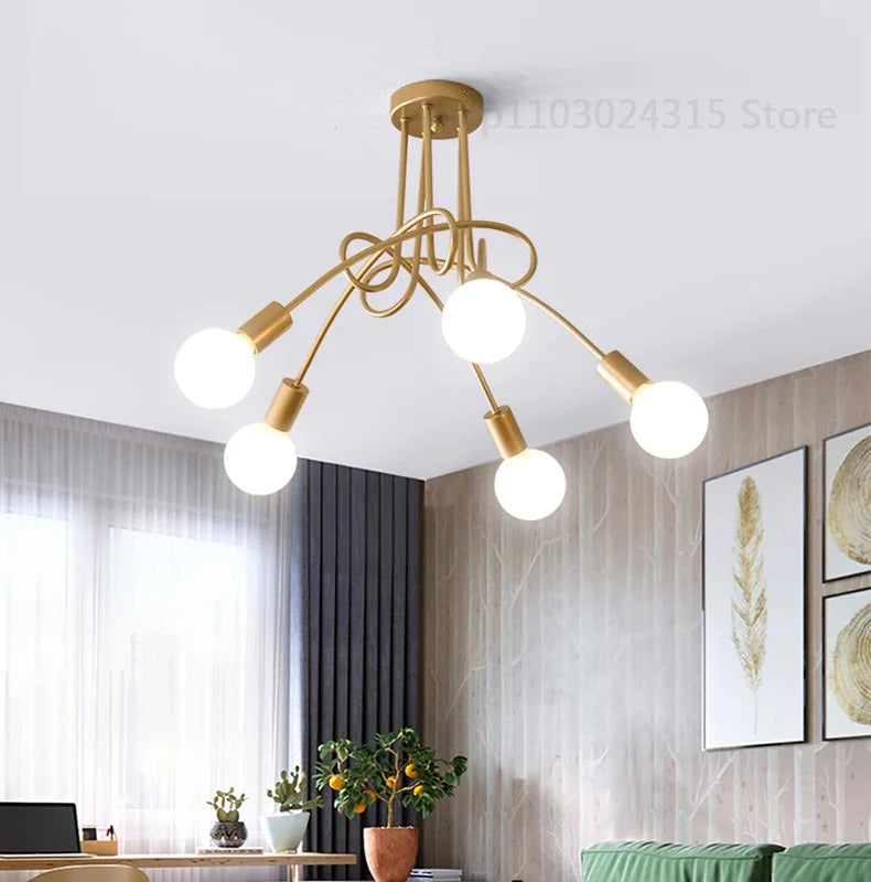 E27 Ceiling Chandelier for Dining Rooms