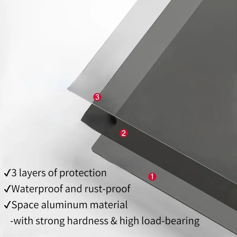 Matt Black Bathroom Wall Shelf