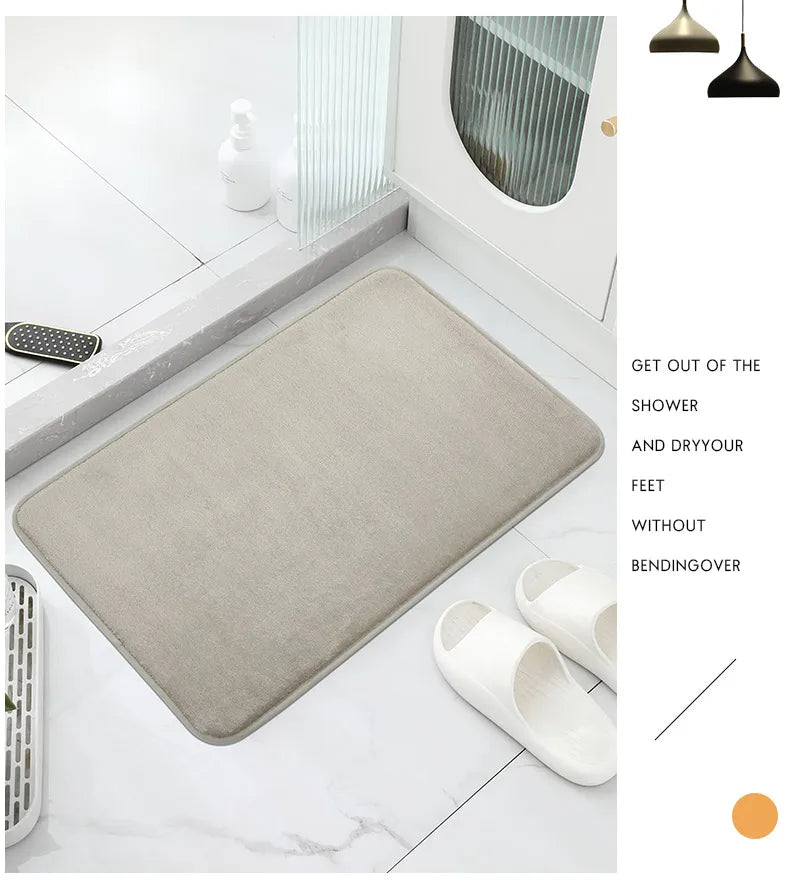 Three Piece Toilet, Bath Floor Mat, Shower Mat, Bath Absorbent Mat, Non