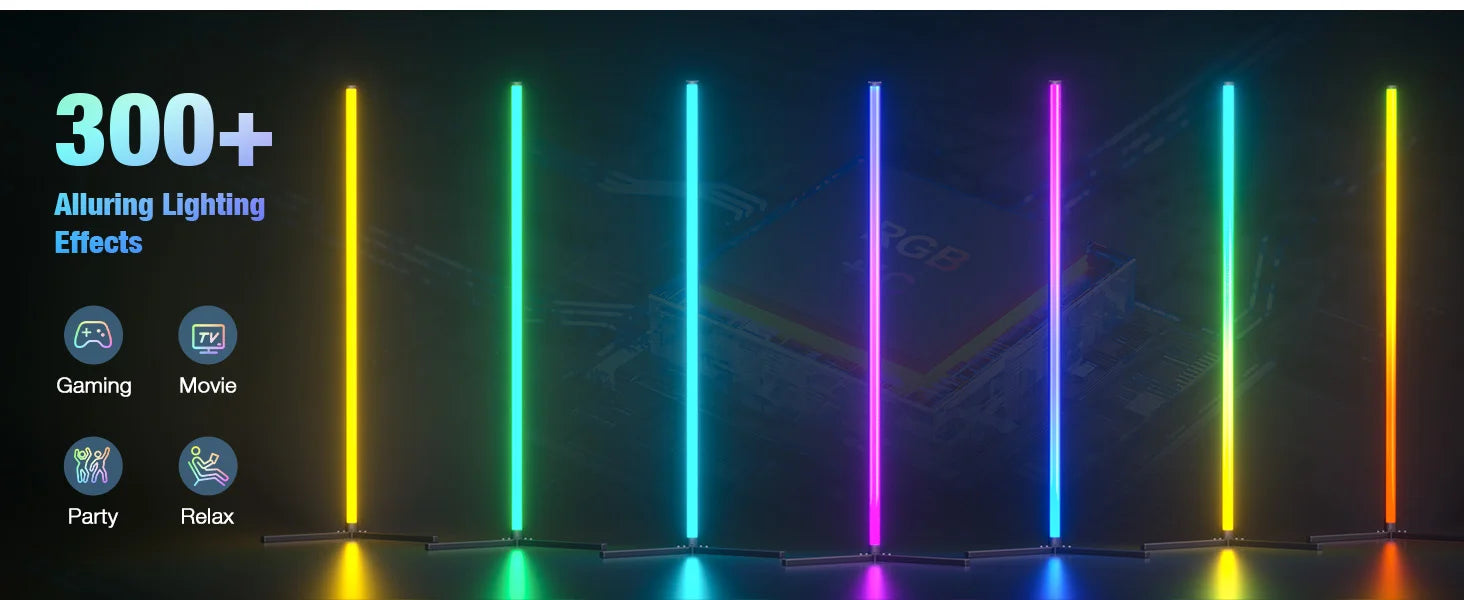 Music Sync Corner Floor Lamp