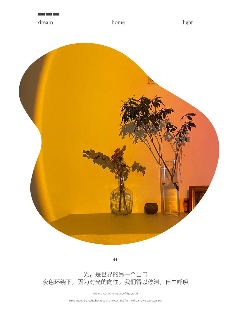 Nordic Rainbow Projection Floor Lamp