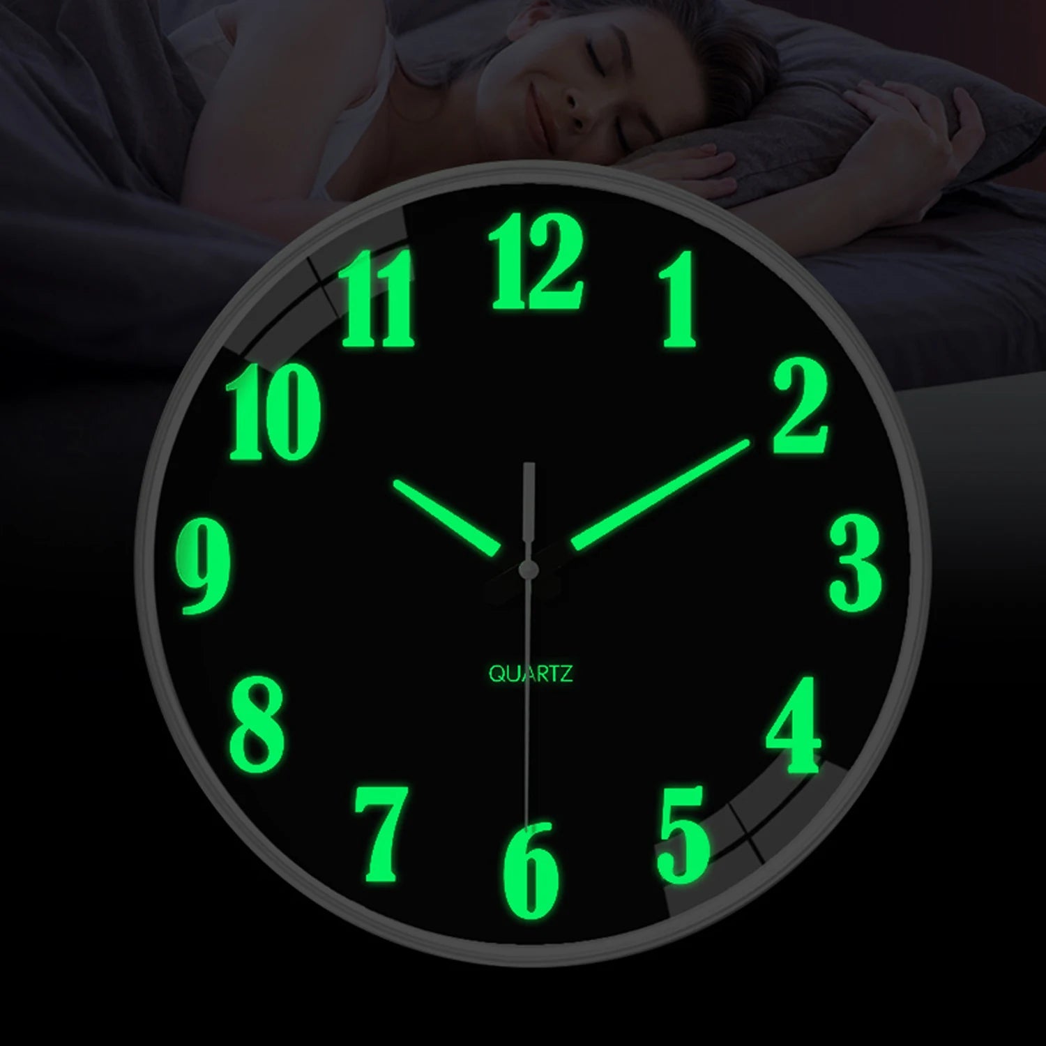 Luminous Round Wall Clock