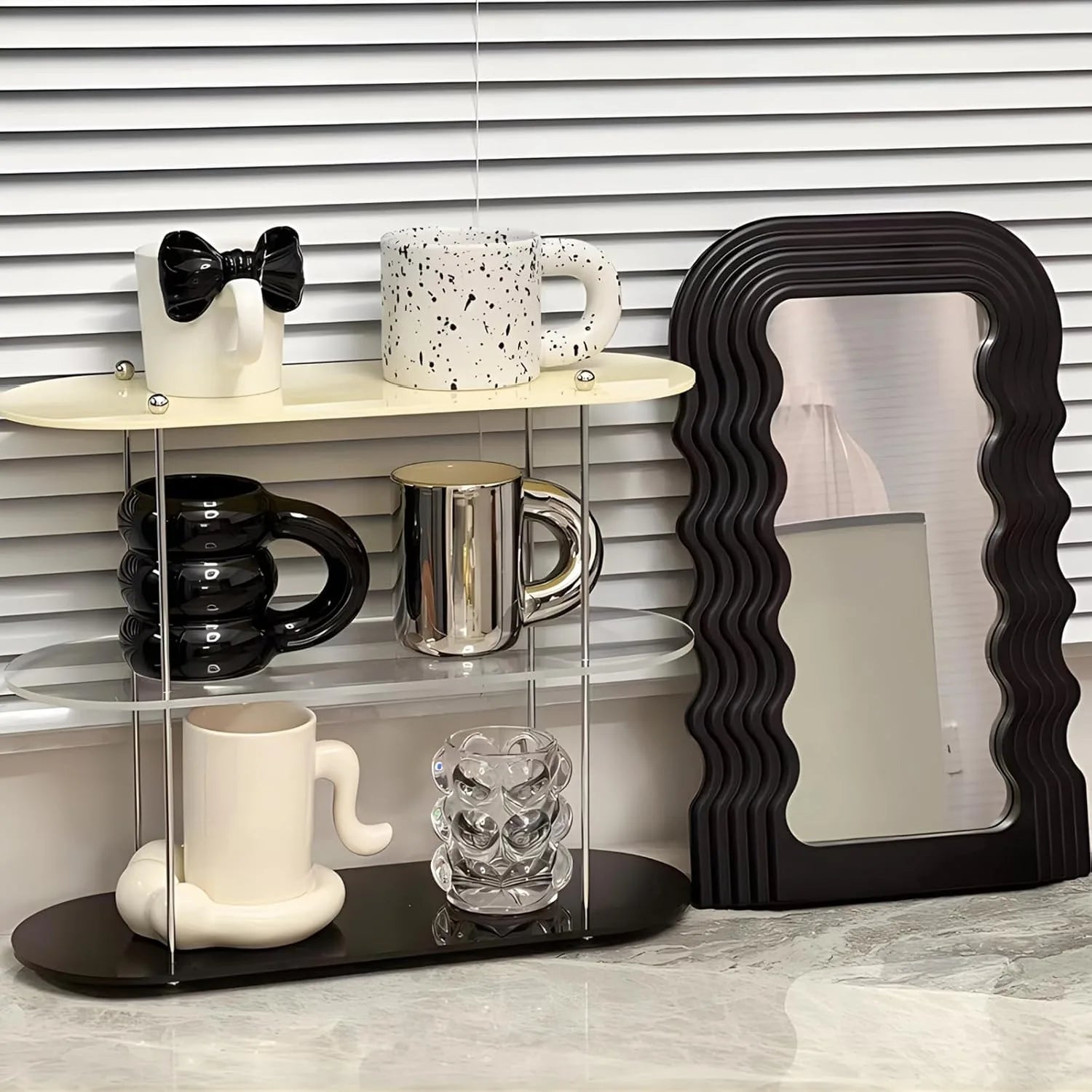 Acrylic Desktop Storage Display Rack