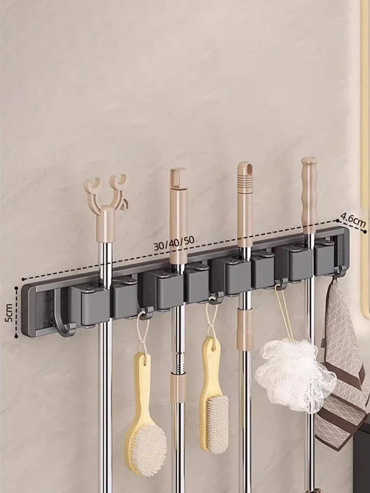 Wall Mounted Mop and Broom Holder