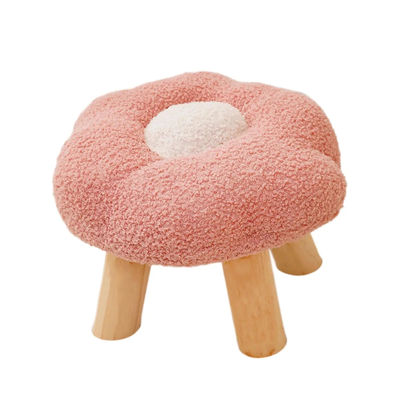 Wooden Small Foot Stool, Non Slip Footrest