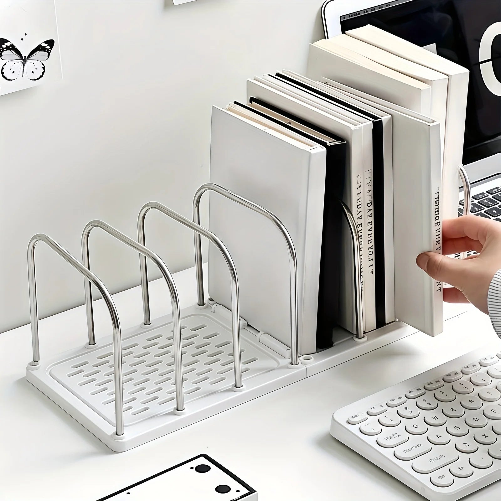 Non Slip Desktop Bookshelf