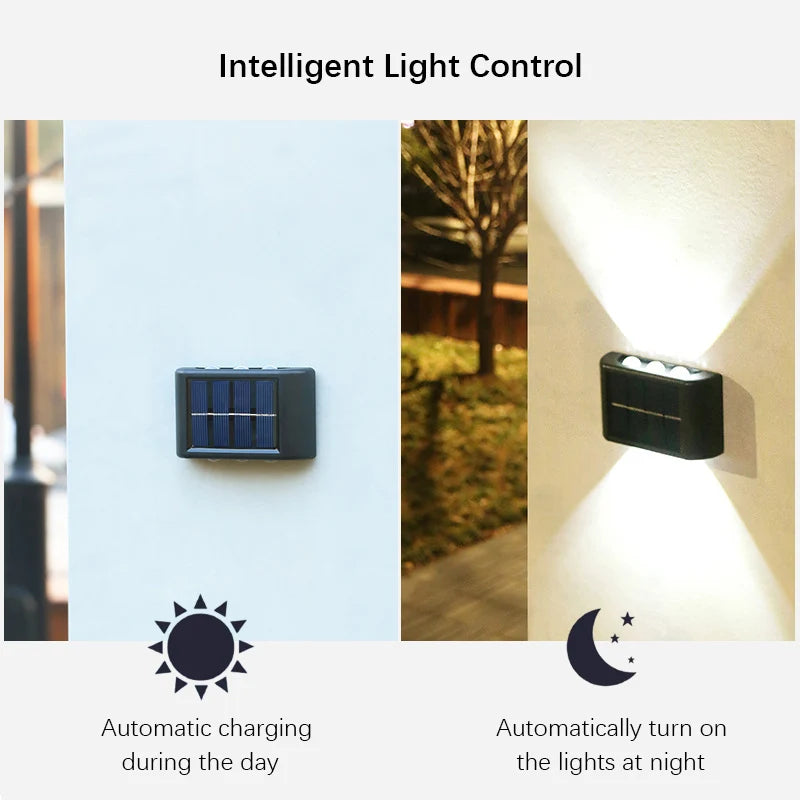Solar Dusk to Dawn Fence Light