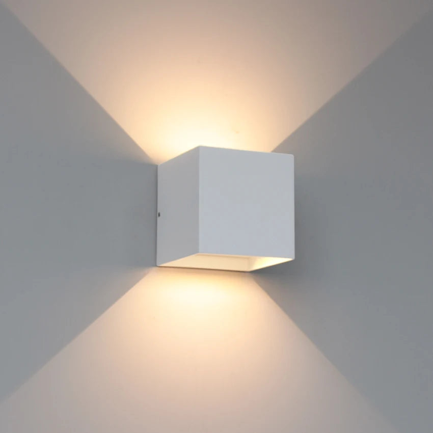 Cube Up And Down LED Wall Light